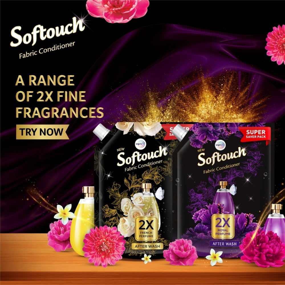 Softouch After Wash Fabric Conditioner (2X Royal Perfume) : 2 ltr
