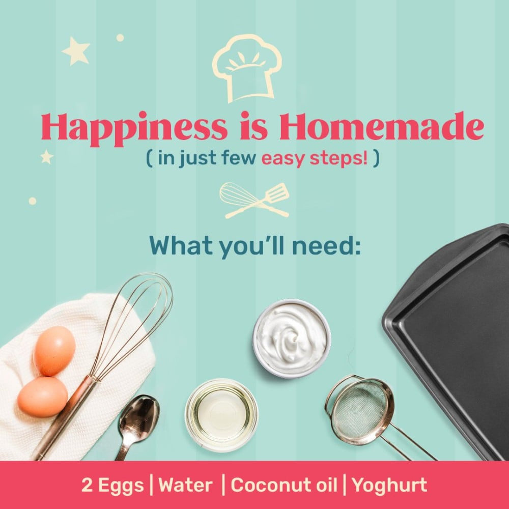 HUFT Instant Cake Mix with Frosting Mix for Dog : 190 g