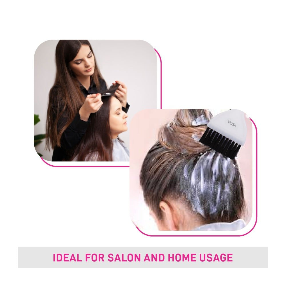 Vega Professional Dye/Mehandi Hair Colouring Brush (White) : 1 piece