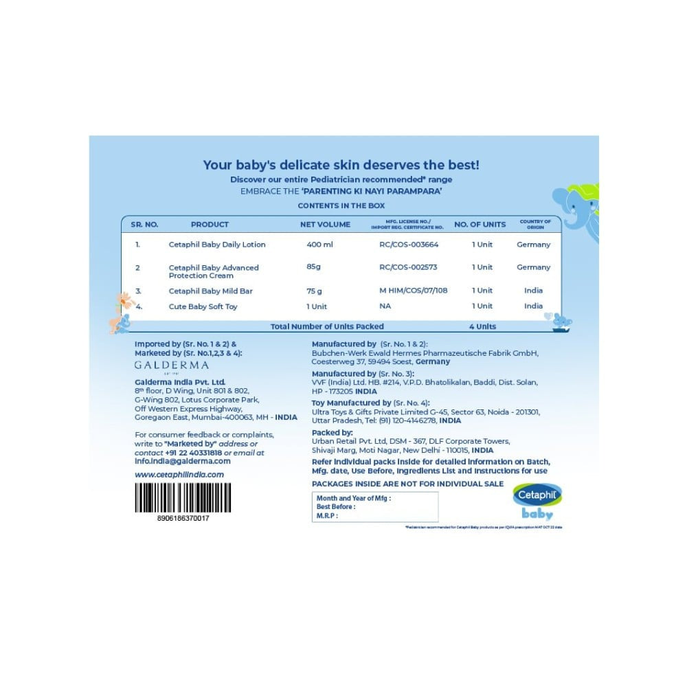 Cetaphil Baby Care Gift Set : 1 set