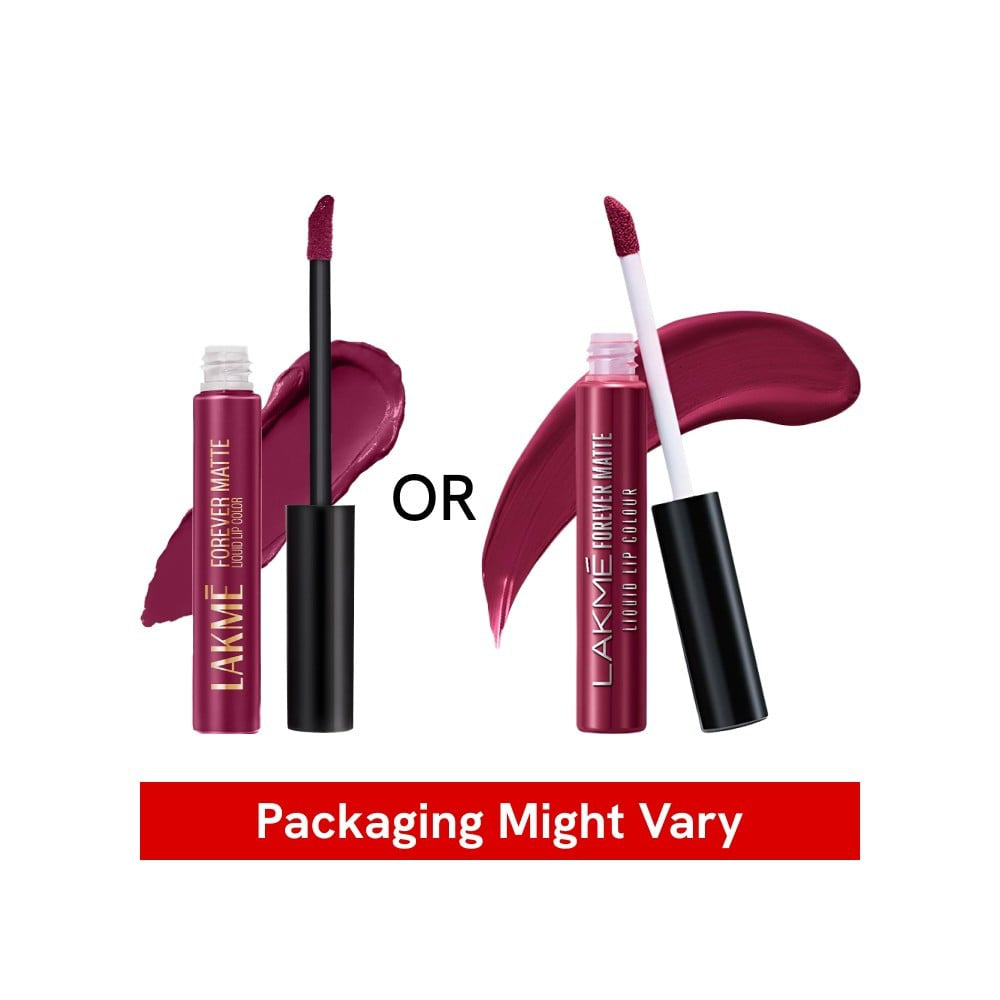 Lakme Forever Matte Liquid Lip Colour (Red Wine) : 5.6 ml