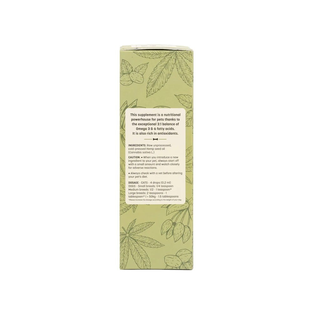 HUFT Multipurpose Hemp Seed Oil For Dog + Food Topper Chicken Liver With Organic Turmeric Dog Treat Combo : 200 ml + 70 g