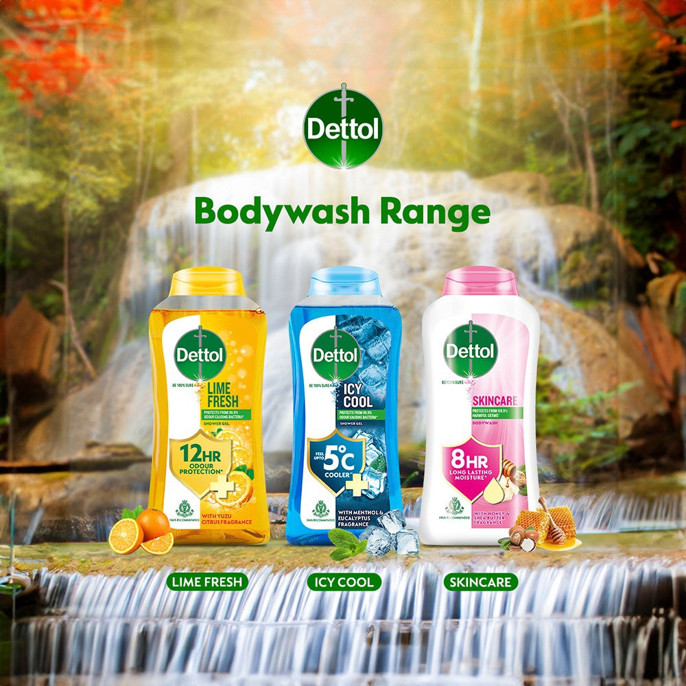 Dettol Icy Cool Shower Gel (250 ml) - Pack of 2 : 2 x 250 ml