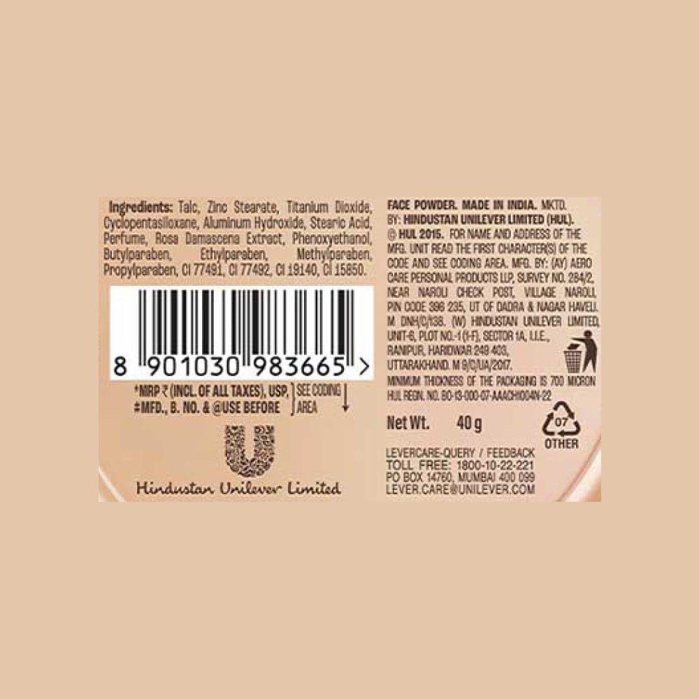 Lakme Face Powder (Warm Pink) : 40 g