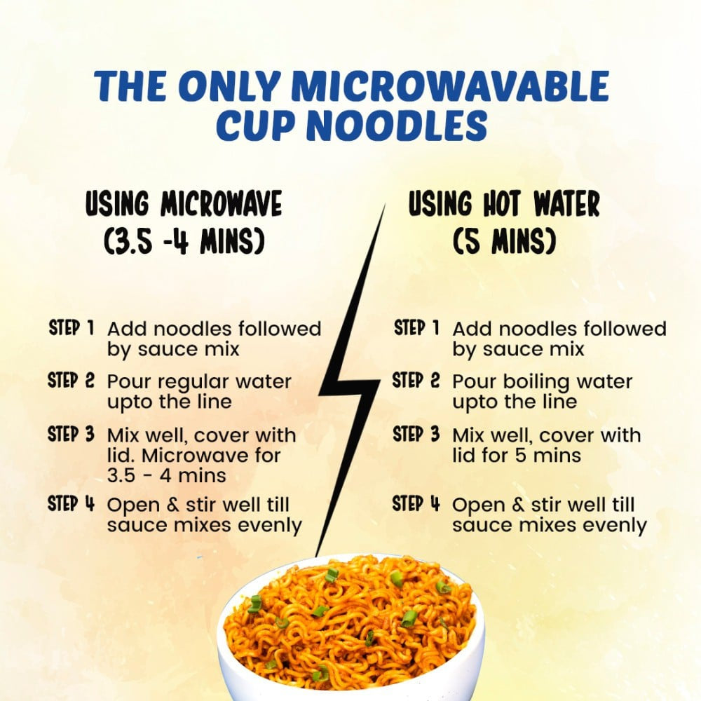 Yu Zingy Masala Cup Noodles : 80 g