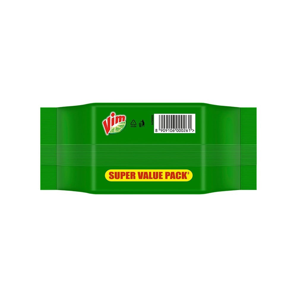 Vim Lemon Dishwash Bar (Pack of 4) : 4 x 200 g
