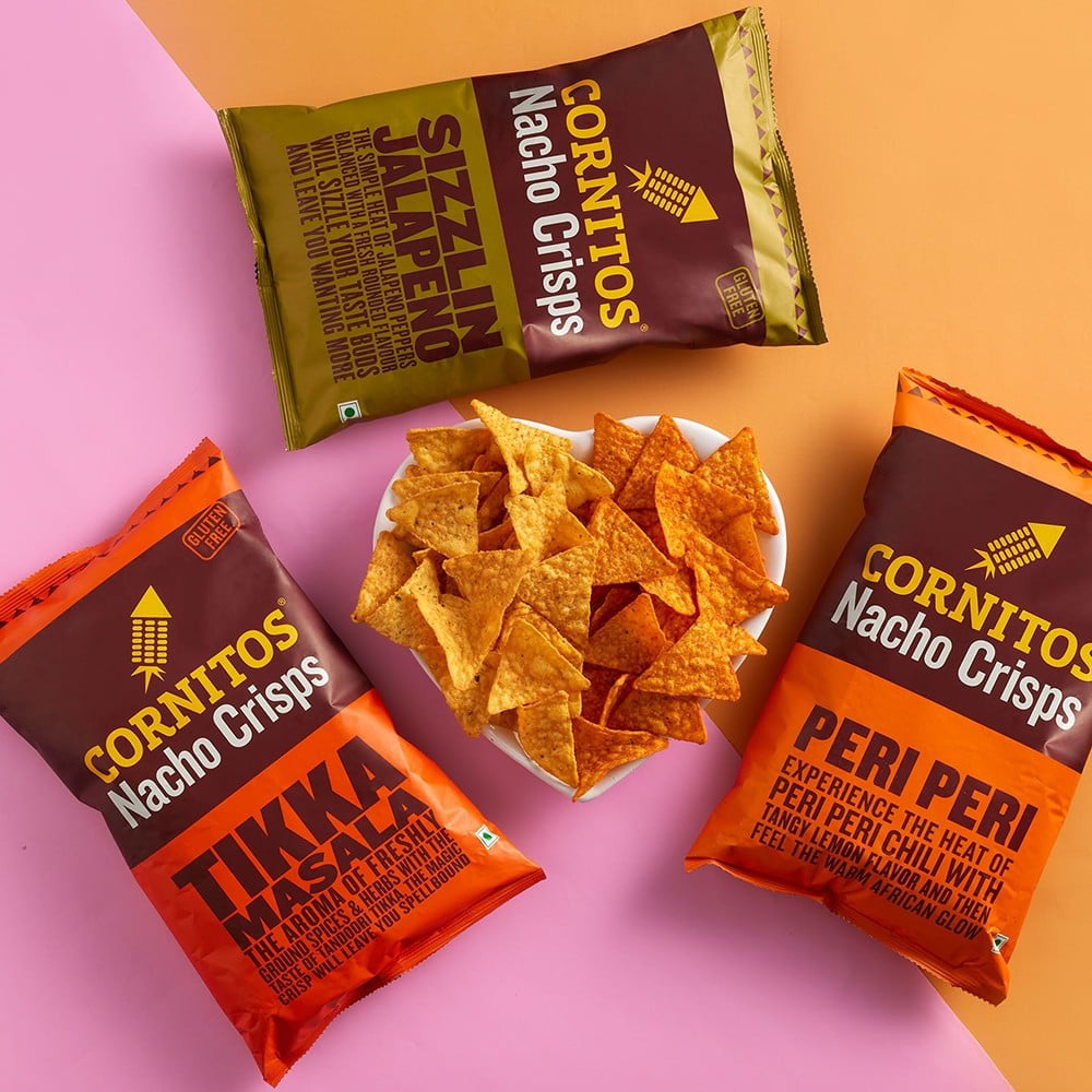 Cornitos Peri Peri Nachos - Pack of 2 : 2 x 150 g
