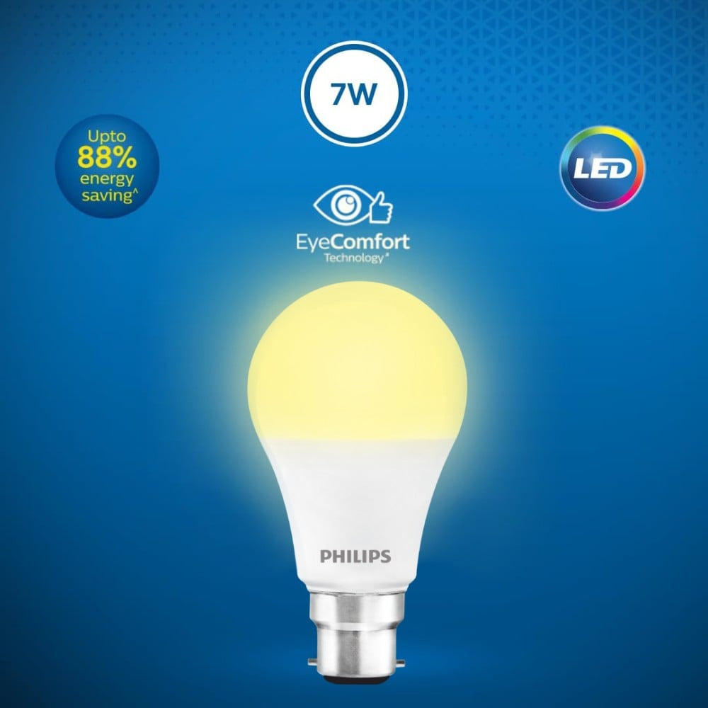 Philips Ace Saver 7W LED Bulb (Golden Yellow) : 1 unit