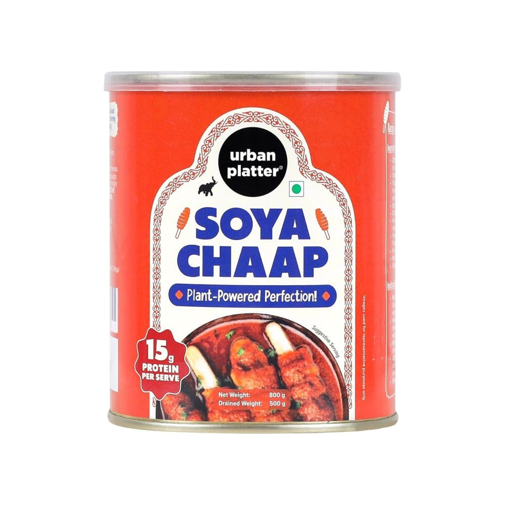 Urban Platter Soya Chaap in Brine : 800 g