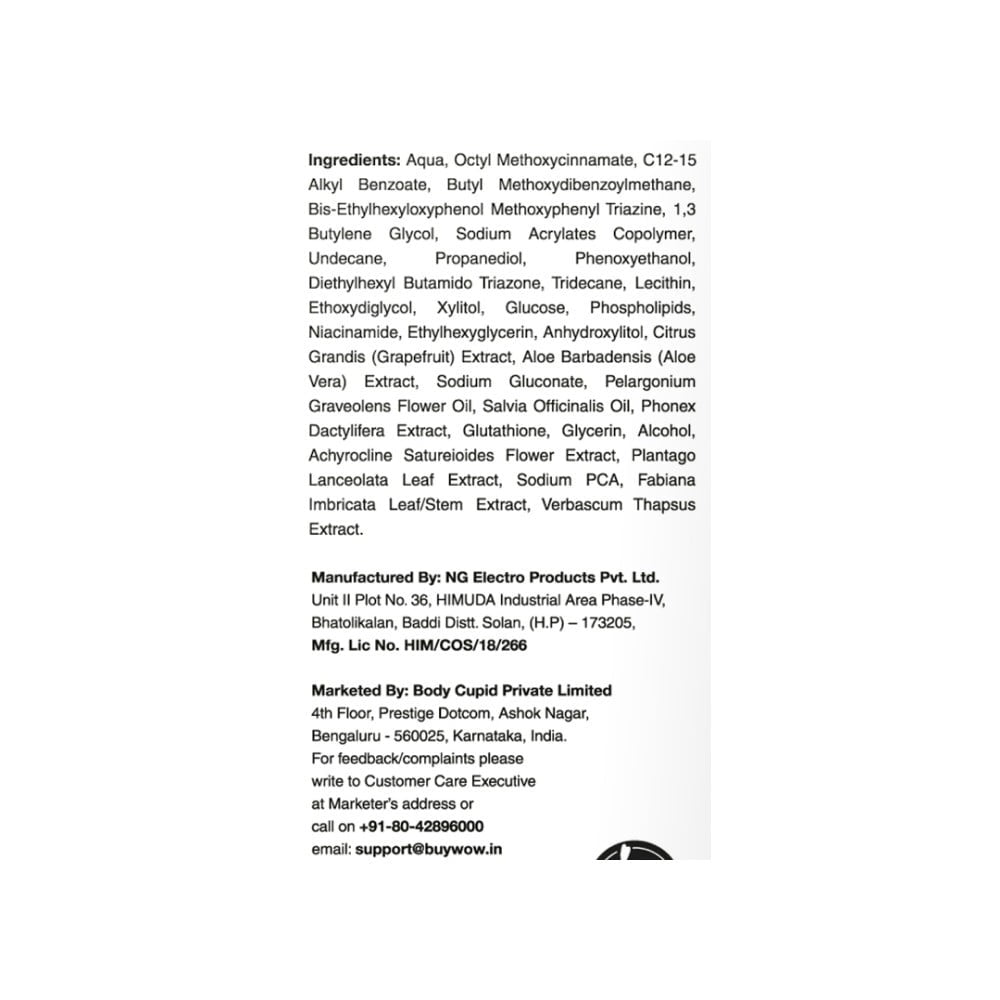 Wow Skin Science Matte Finish Sunscreen (SPF 55 PA+++ - 100 ml) : 100 ml