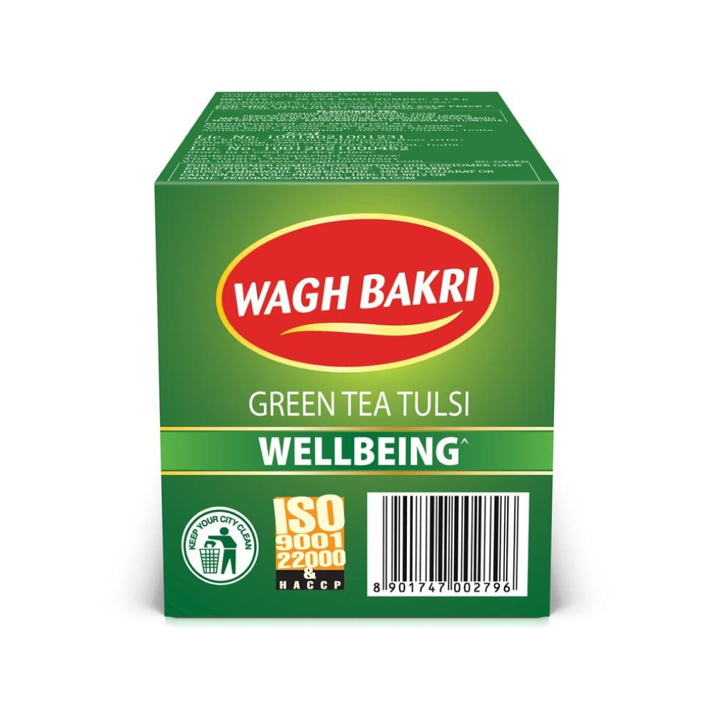 Wagh Bakri Tulsi Green Tea : 25 bags x 1.5 g