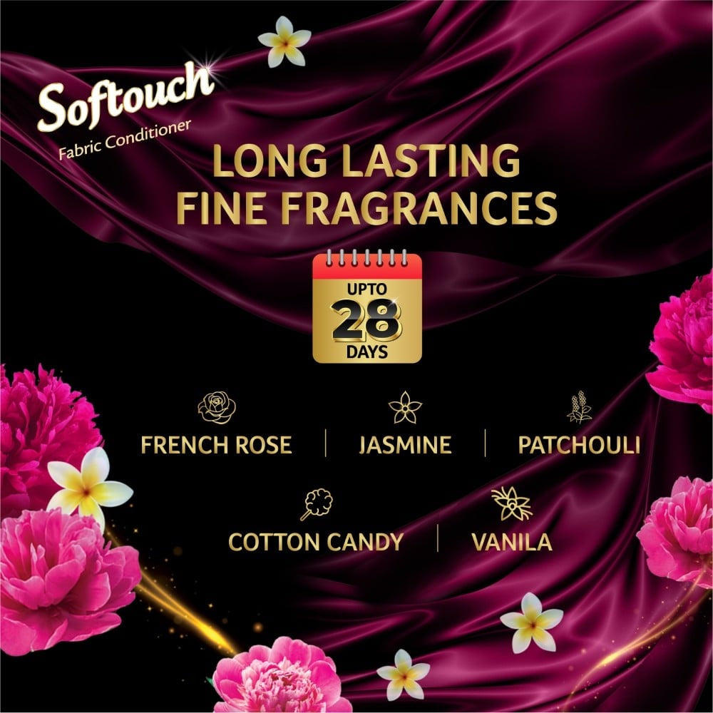 Softouch 2X French Perfume Fabric Conditioner : 210 ml