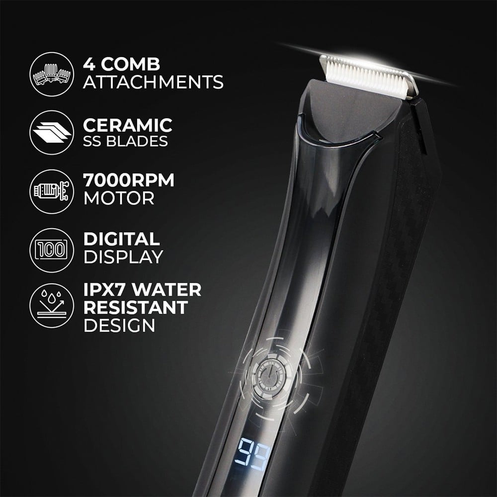 Winston Male Body Trimmer - Nut Groomer 2.0 (Black) : 1 unit