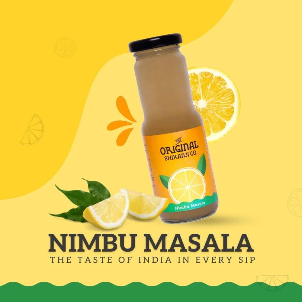 The Original Shikanji Co Nimbu Masala Juice : 200 ml