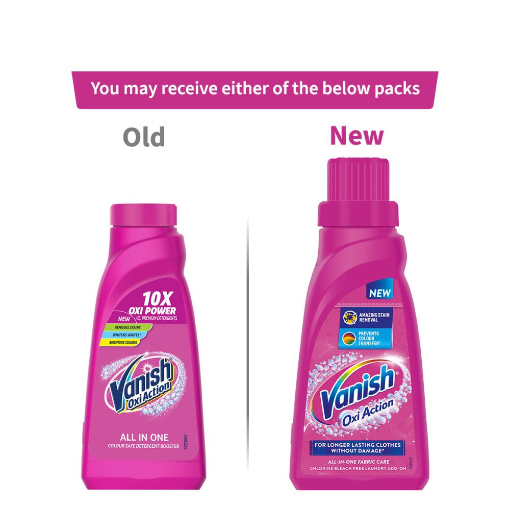 Vanish Oxi Action Fabric Stain Remover (800 ml) - Pack of 2 : 2 x 800 ml