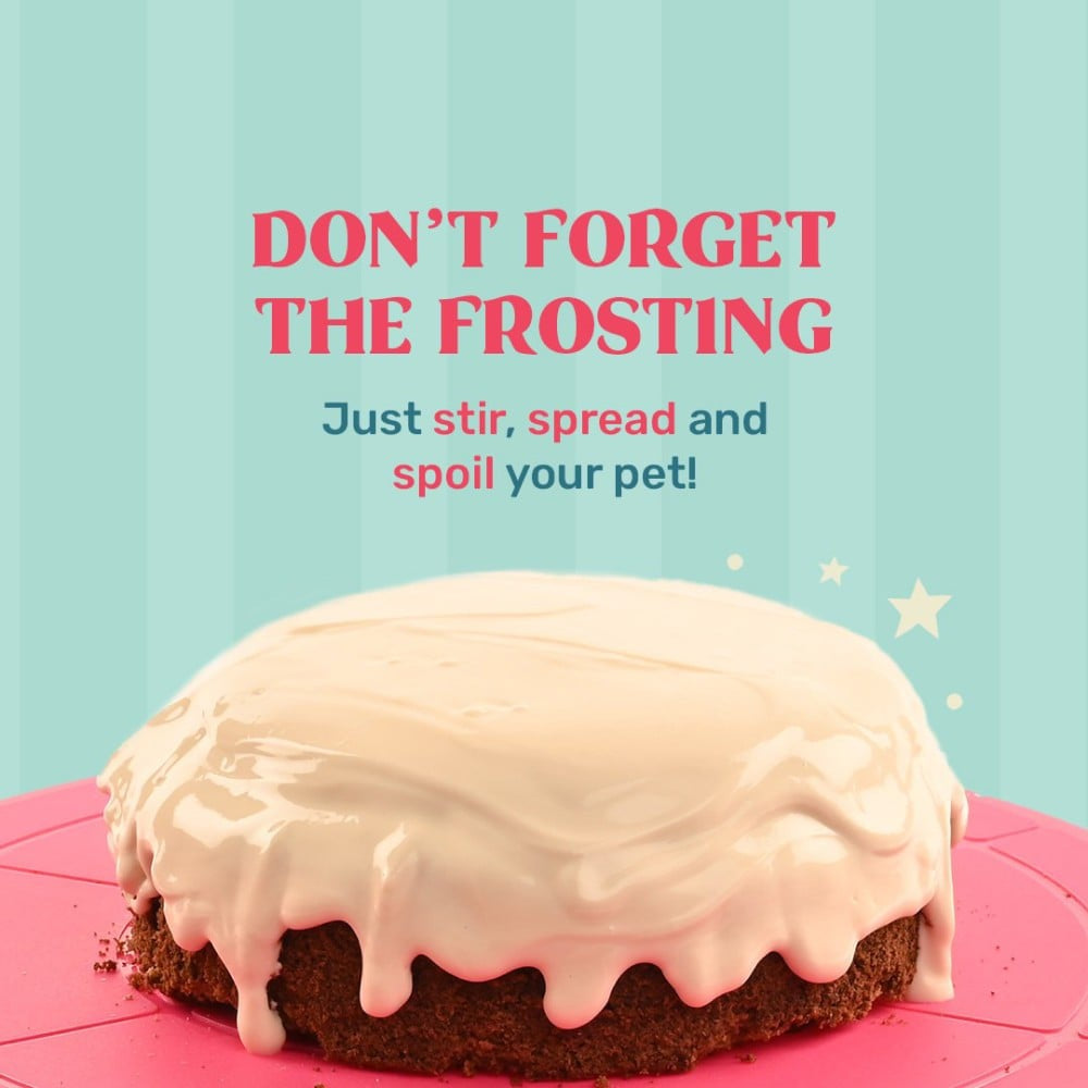 HUFT Instant Cake Mix with Frosting Mix for Dog : 190 g
