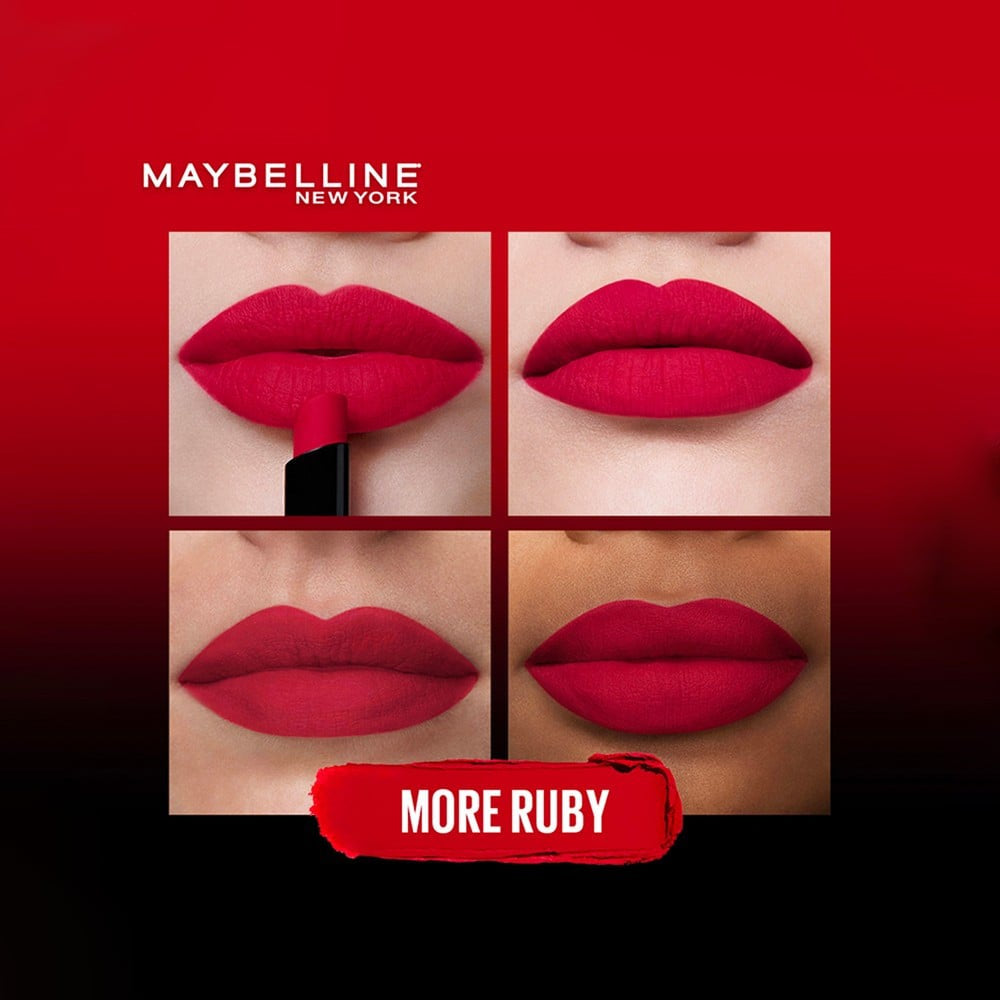 Maybelline New York Color Sensational Ultimattes Lipstick (More Ruby 199) : 1.7 g