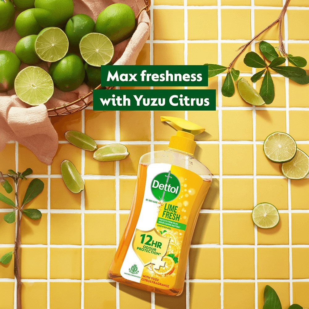 Dettol Lime Fresh Shower Gel : 500 ml