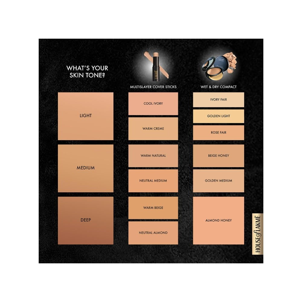 Lakme Facelift Foundation Stick (WarmCreme) : 11 g
