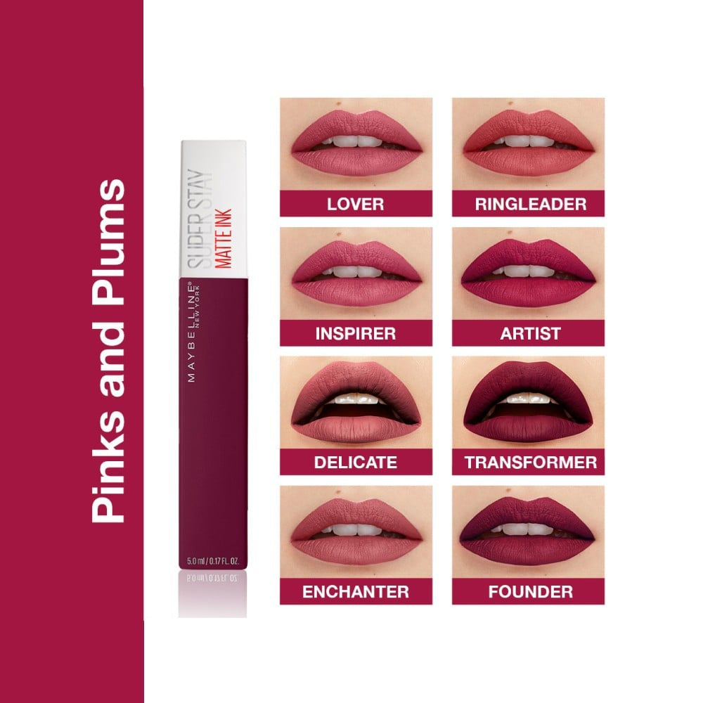 Maybelline New York Super Stay Matte Ink Liquid Lipstick (Enchanter) : 5 ml