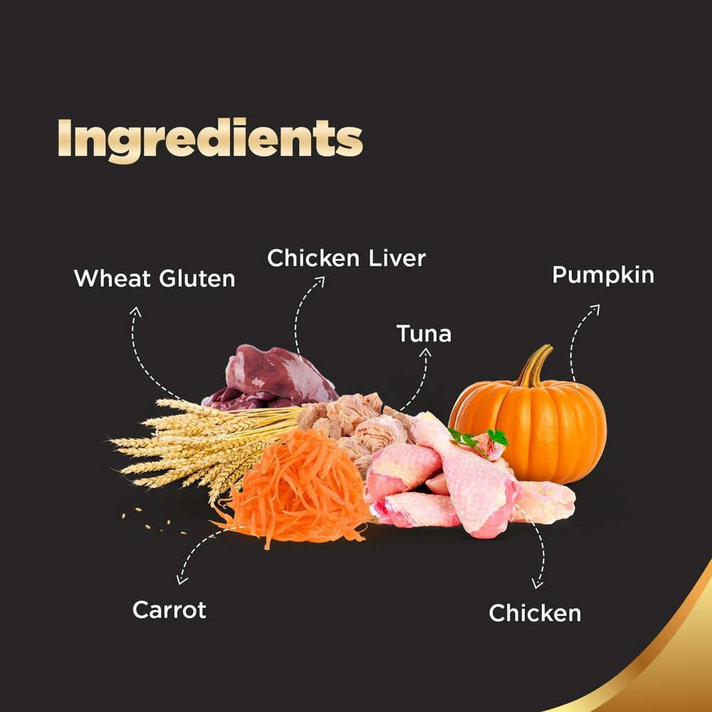 Sheba Wet Cat Food, Tuna Pumpkin & Carrot In Gravy : 70 g