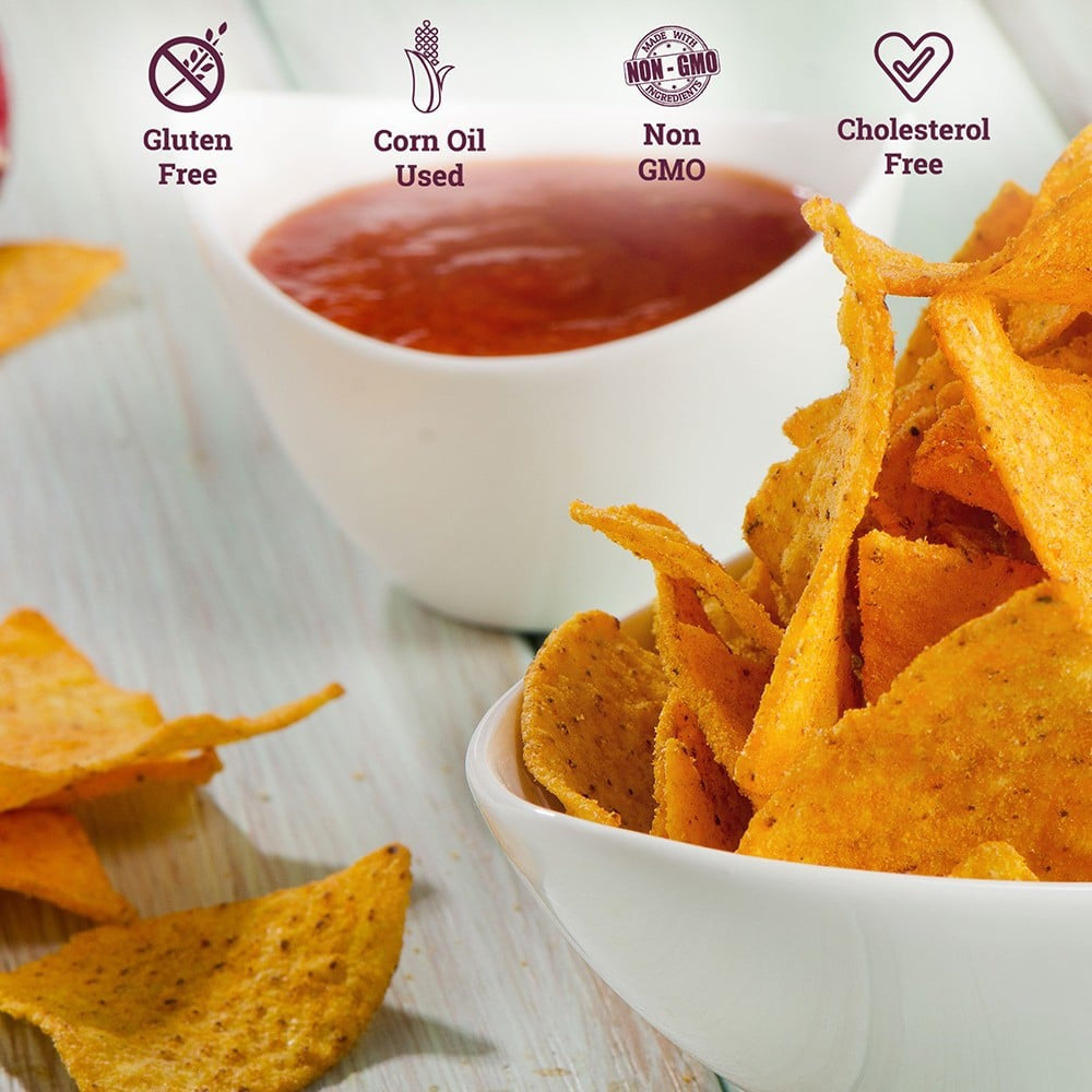 Cornitos Nachos & Salsa Combo - Pack of 2 : 2 x 3 x 55 g + 50 g
