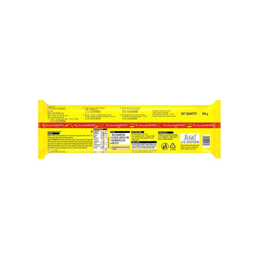 Maggi Masala 2 Minutes Instant Noodles : 560 g