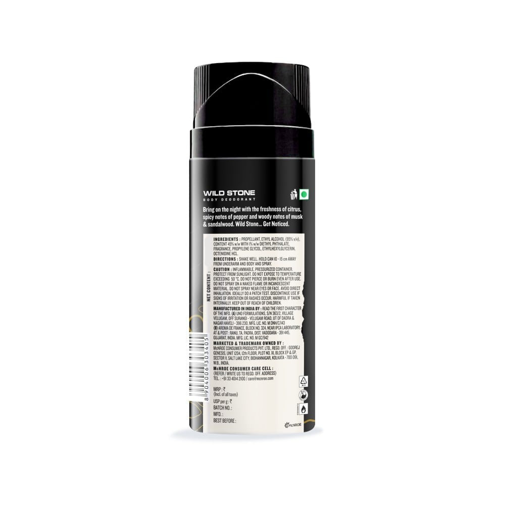 Wild Stone Night Rider Body Men's Deodorant : 150 ml