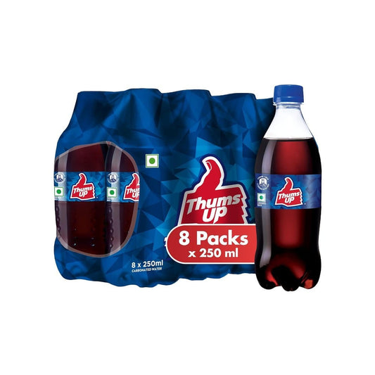 Thums Up Soft Drink - Pack of 8 : 8x250 ml