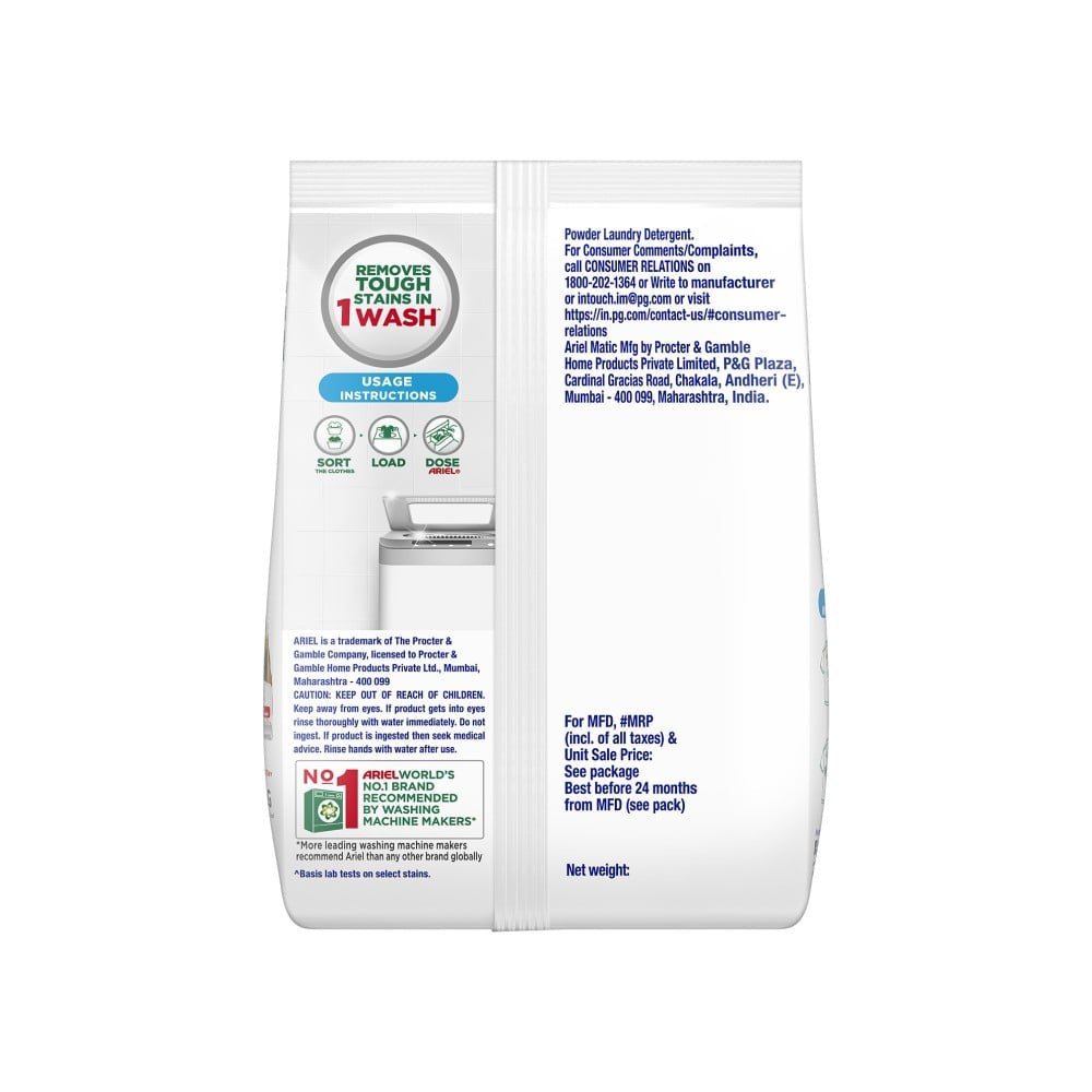 Ariel Top Load Detergent Powder : 2 kg