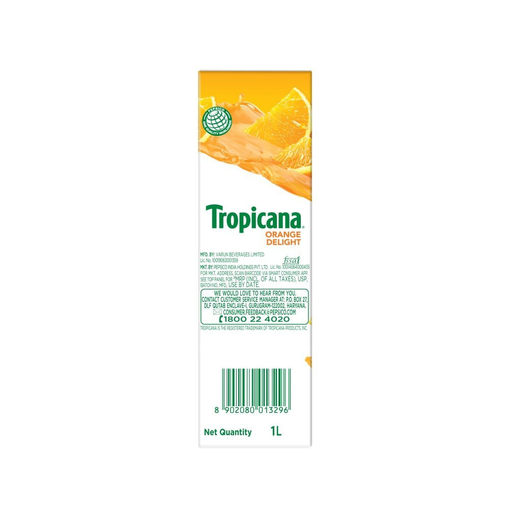 Tropicana Orange Delight Juice : 1 ltr