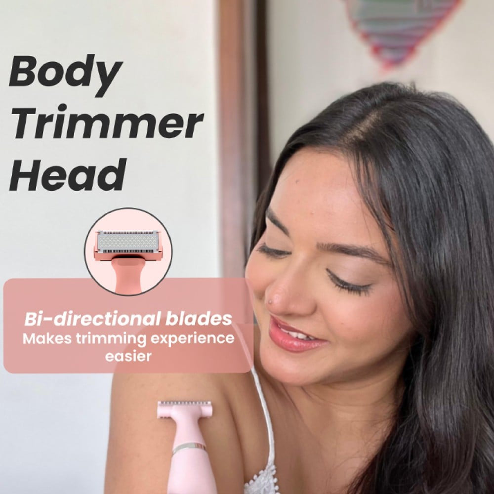 Winston 3 in 1 Bikini Female Body Trimmer (Pink) : 1 unit