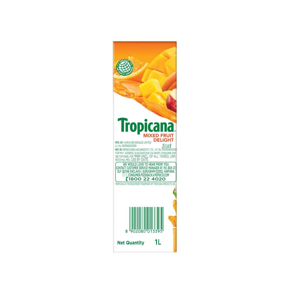 Tropicana Mixed Fruit Delight Juice : 1 ltr
