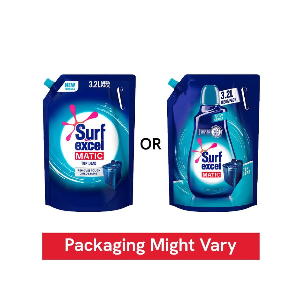 Surf Excel Matic Top Load Liquid Detergent : 3.2 ltr