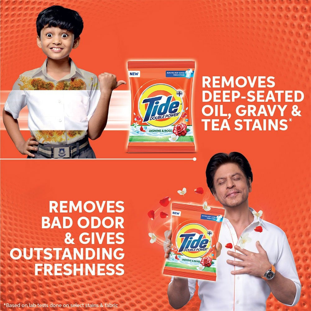 Tide Plus Detergent Powder Jasmine & Rose : 8 kg + 4 kg