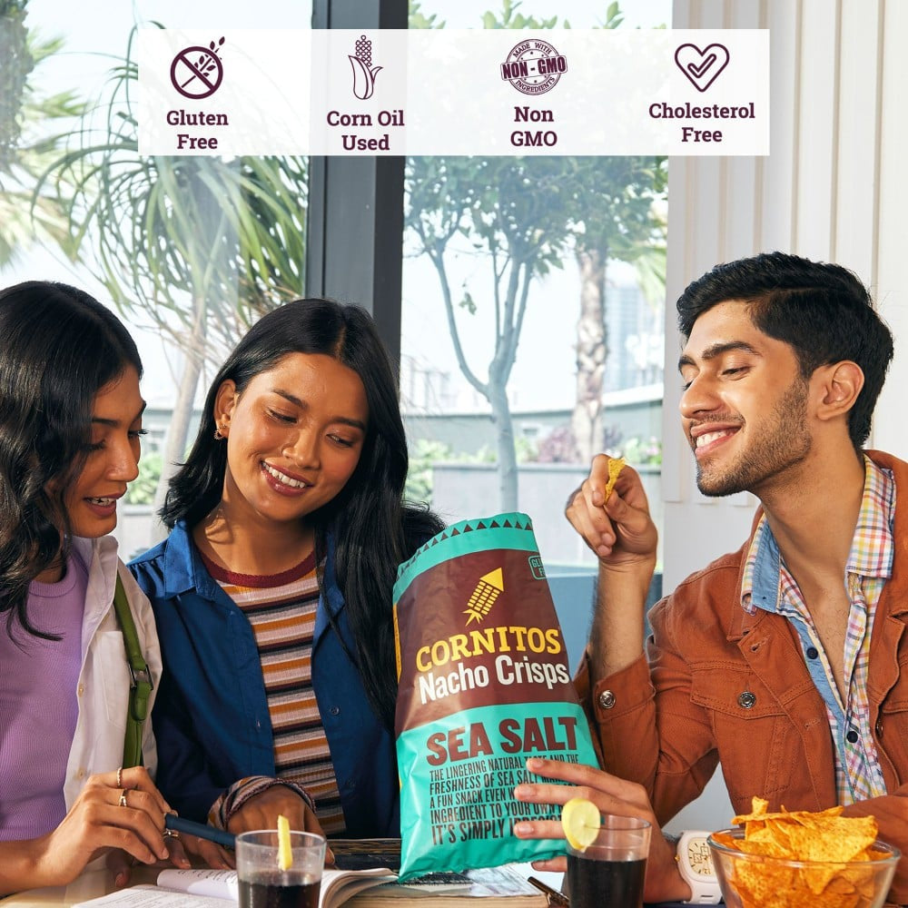 Cornitos Sea Salt Nachos : 150 g