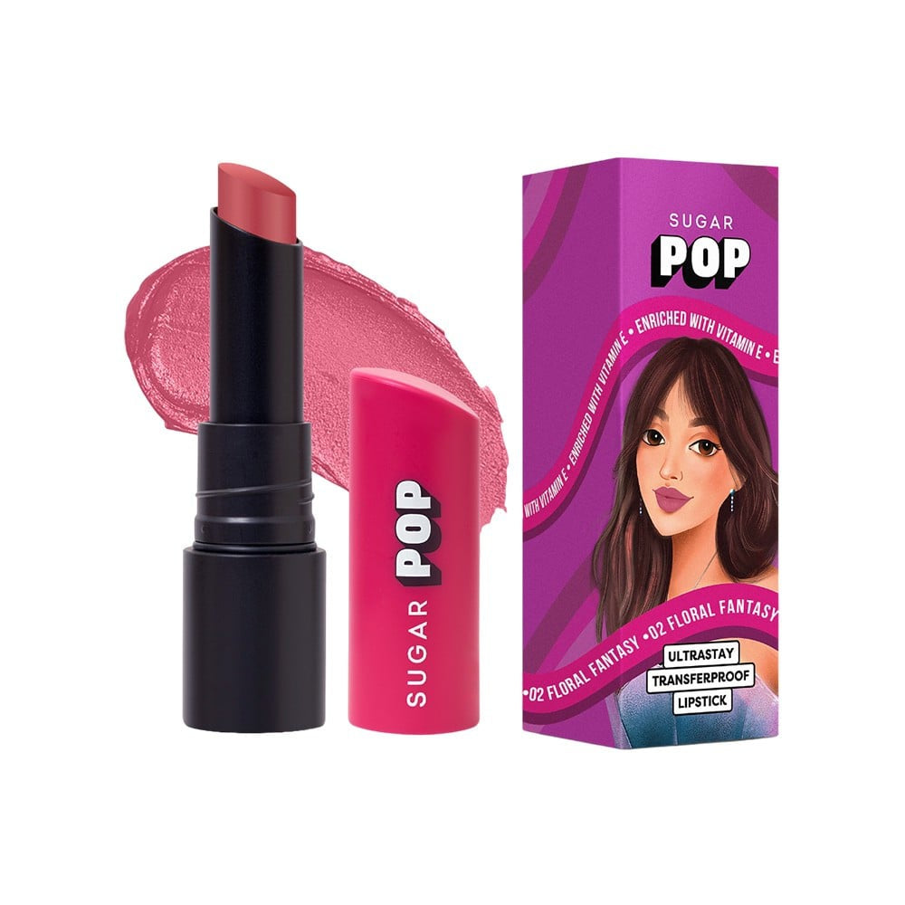 SUGAR POP Ultrastay Transferpoof Lipstick (02 Floral Fantasy) : 4 g