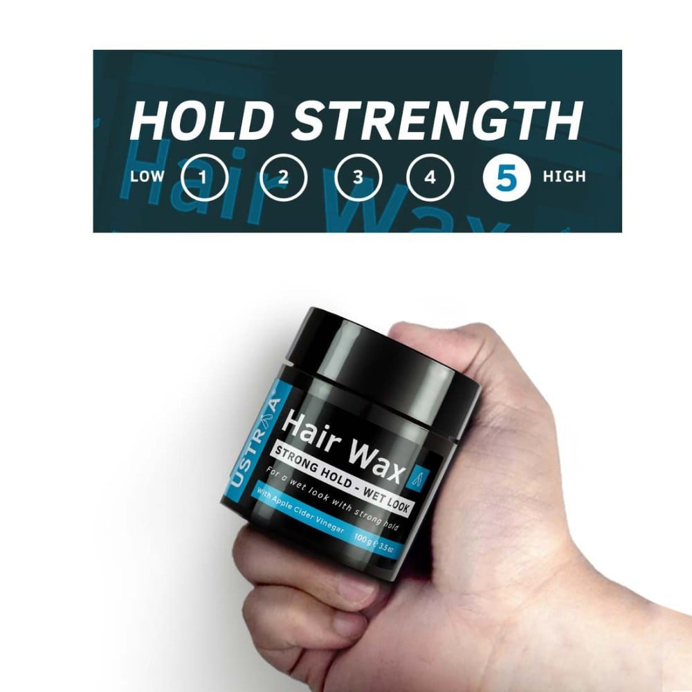 Ustraa Strong Hold Hair Wax - Wet Look : 100 g
