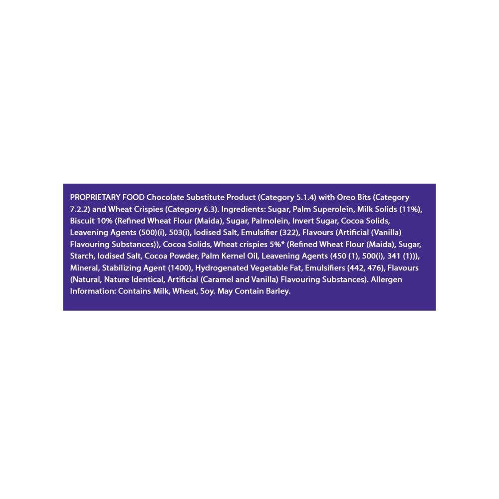 Cadbury Dairy Milk Lickables Shaped Chocolates with Oreo Chunks : 20 g