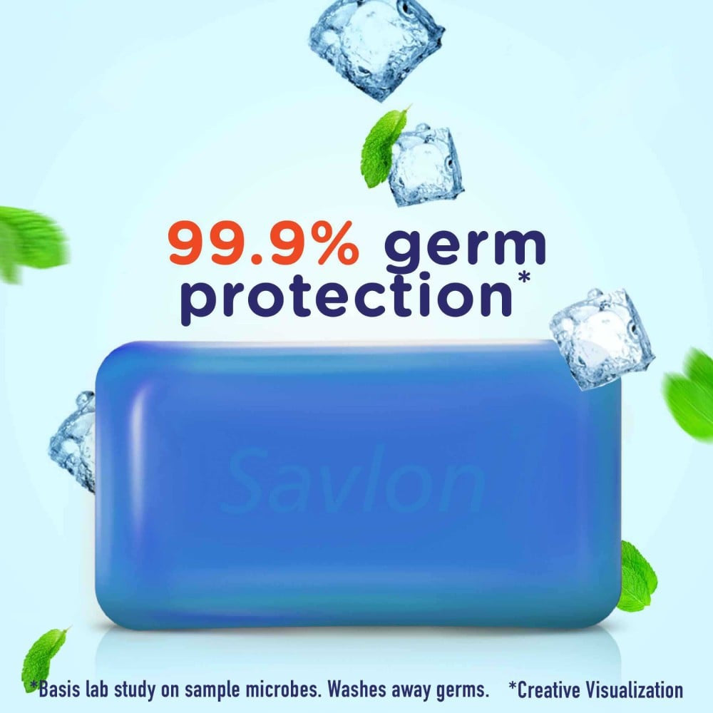 Savlon Cool Menthol And Glycerin Soap : 5 x 125 g