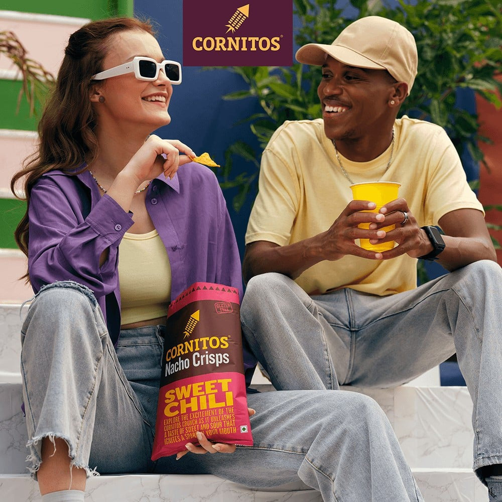 Cornitos Sweet Chili Nachos - Pack of 3 : 3 x 75 g