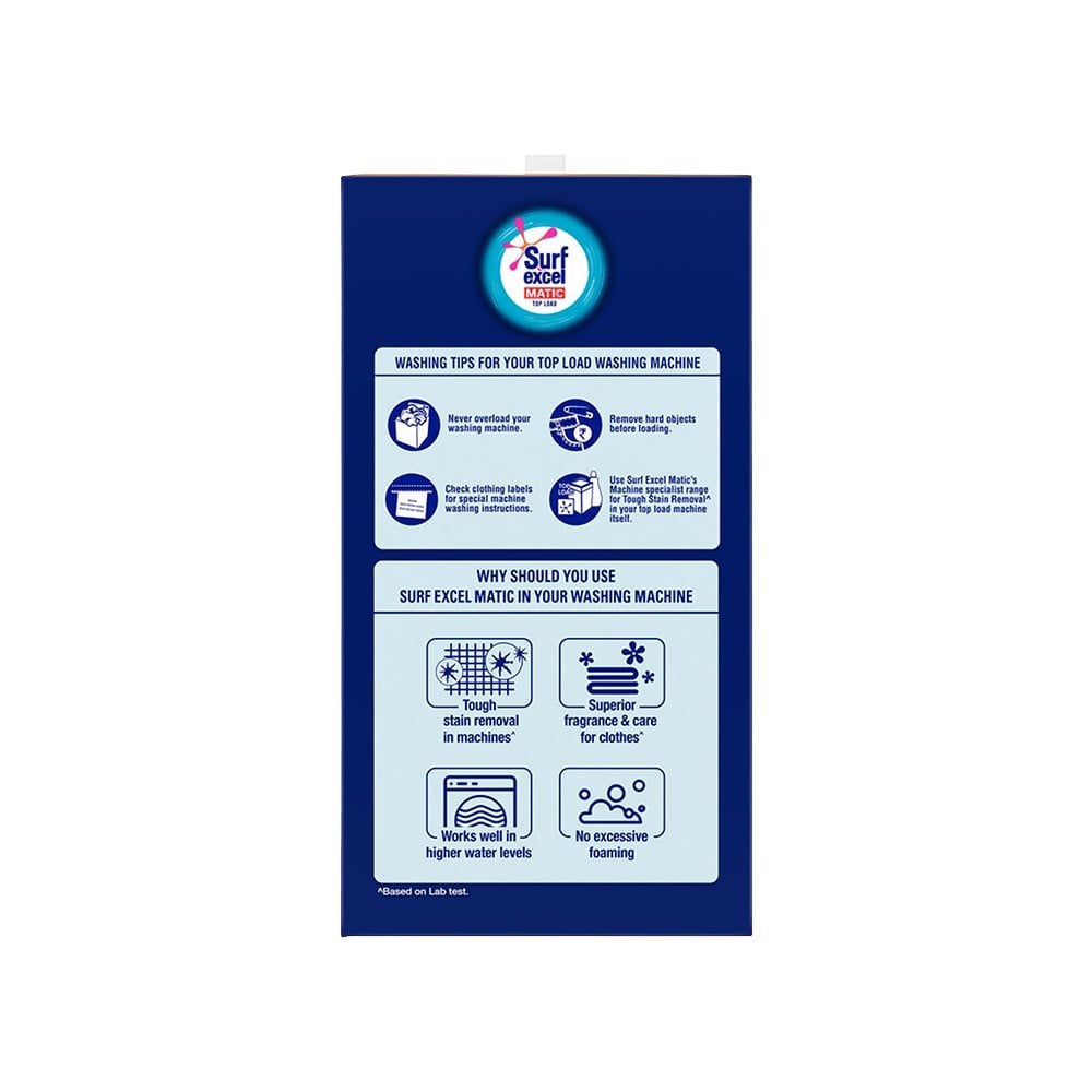 Surf Excel Top Load Detergent Powder : 6 kg