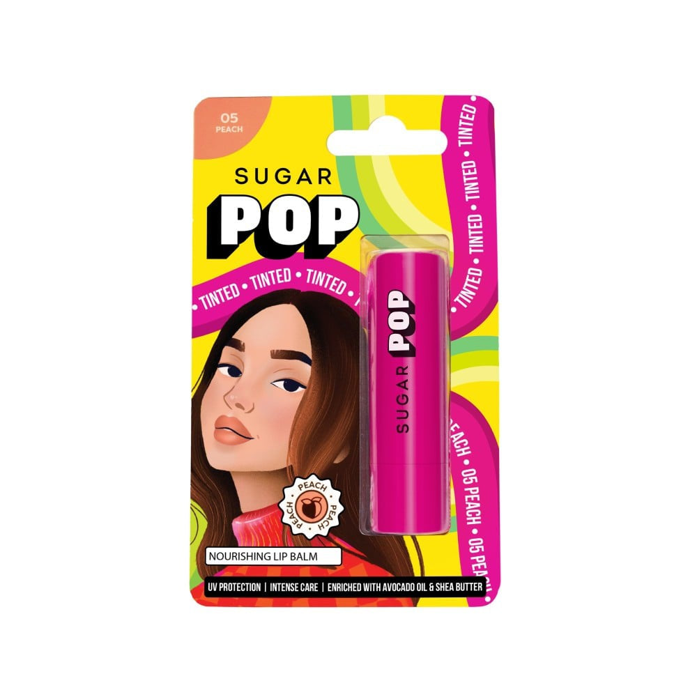 SUGAR POP Nourishing Tinted Lip Balm (Peach 05) : 4.5 g