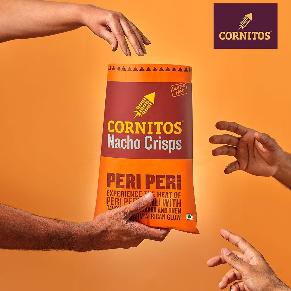 Cornitos Peri Peri Nachos - Pack of 2 : 2 x 150 g