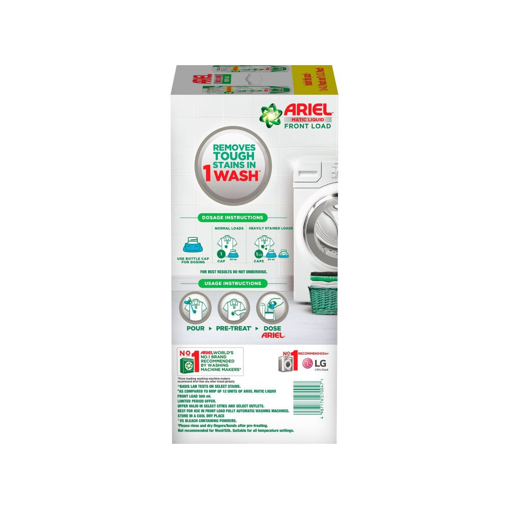 Ariel Matic Front Load Liquid Detergent : 6 ltr