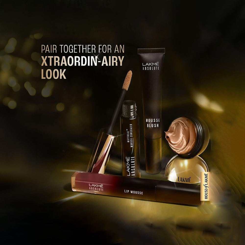 Lakme Xtraordin Airy Mattreal Mousse Mini Foundation (Golden Medium) : 1 unit