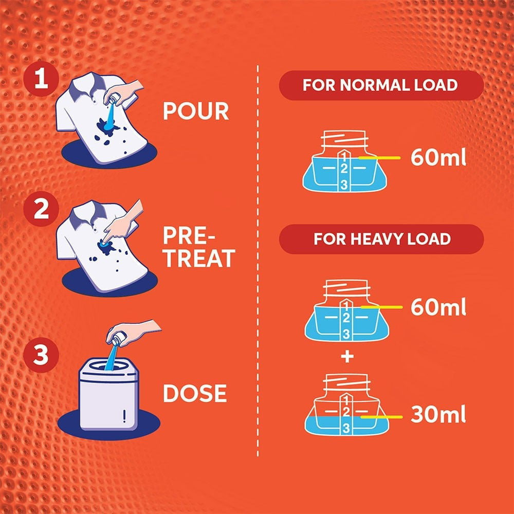 Tide Top Load Liquid Detergent : 3.2 ltr