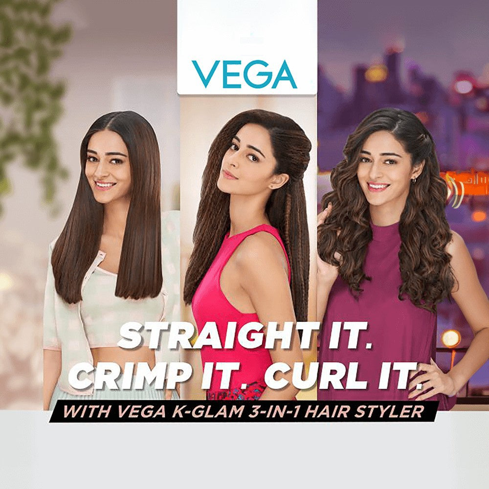 Vega 3 in 1 Keratin Hair Styler, VHSCC-03 (Rose Gold) : 1 unit