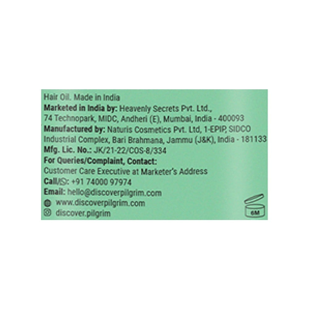 Pilgrim Spanish Rosemary Biotin Growth Hair Oil : 100 ml