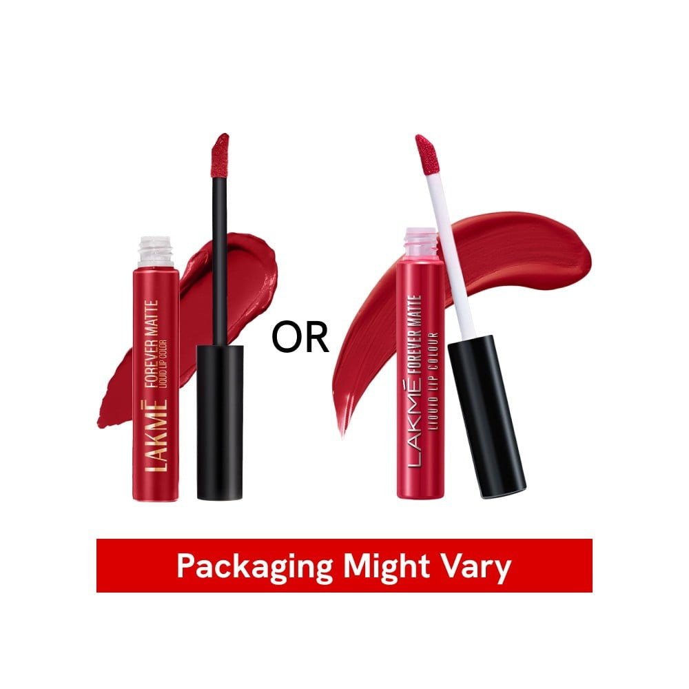 Lakme Forever Matte Liquid Lip Colour (Red Revival) : 5.6 ml